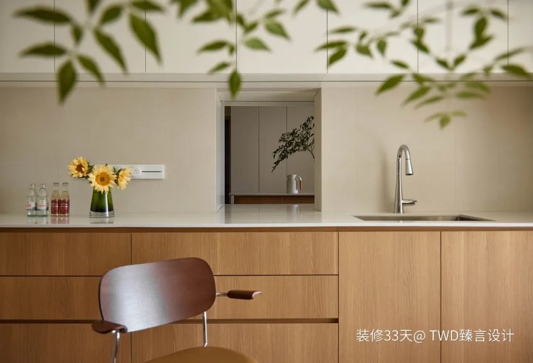 餐厨开窗洞餐桌嵌入餐边柜麻将胡了app卧室改餐厅(图6)