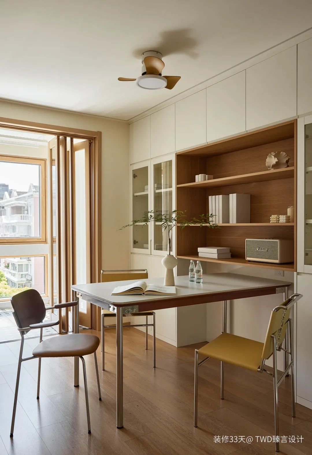 餐厨开窗洞餐桌嵌入餐边柜麻将胡了app卧室改餐厅(图10)